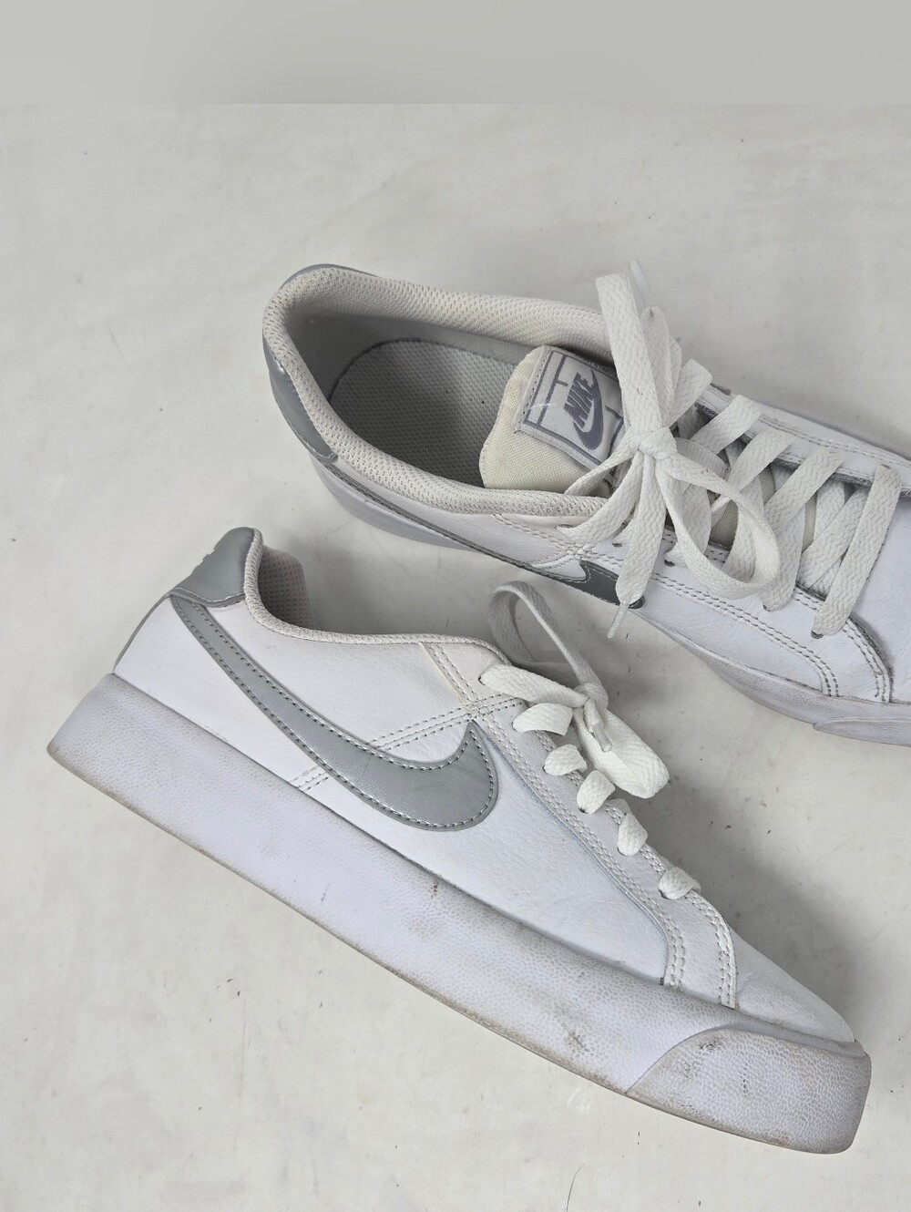 Nike Court Royal AC Slip on Lace Up Smoke Grey Sneakers Women's Size 6.5
